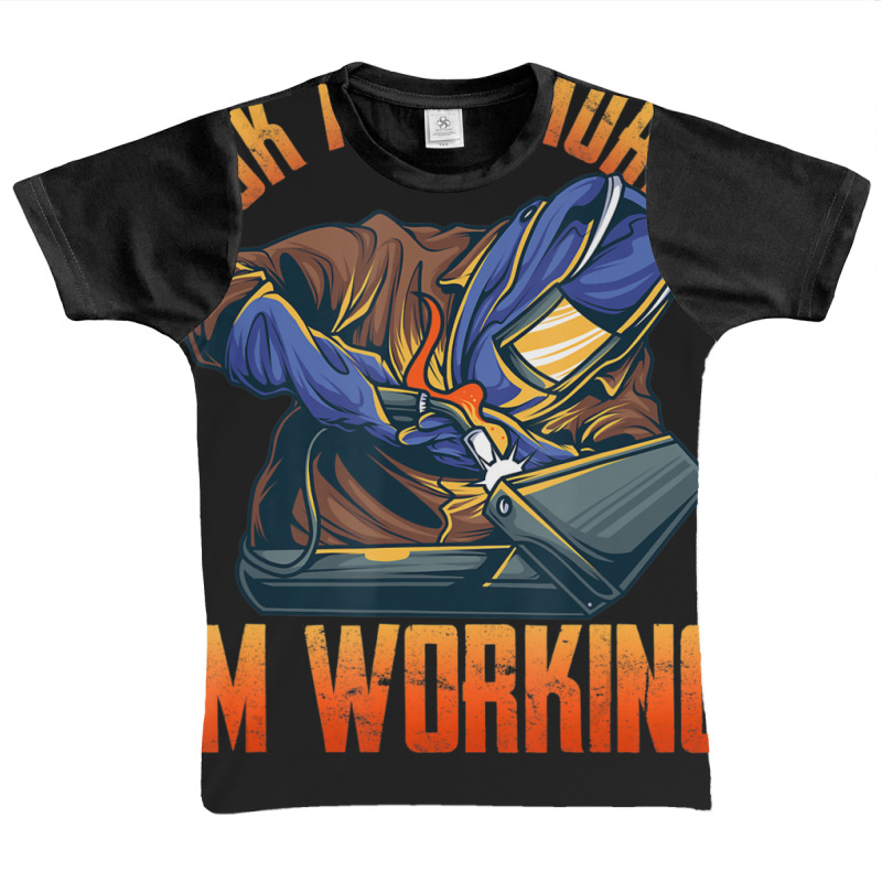 Hot Trend Welder Shirts Look Away Mortal I'm Working Graphic Youth T-shirt | Artistshot