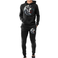 Black Bird Star Line Hoodie & Jogger Set | Artistshot