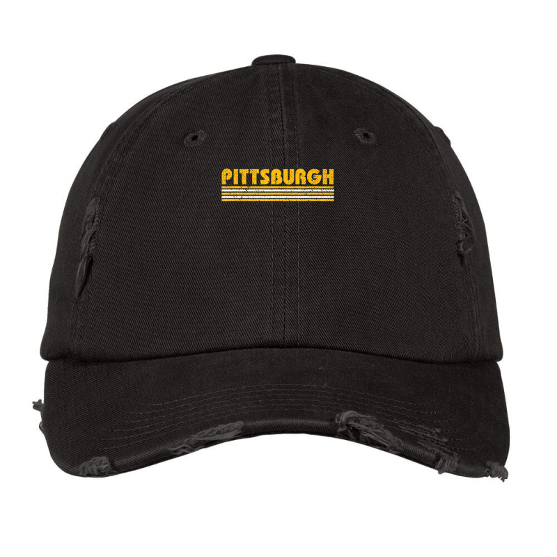 Hot Trend Pittsburgh Vintage 80s Retro Style Vintage Cap by haodinhvan1 | Artistshot