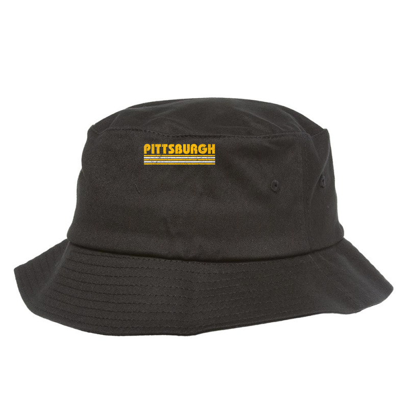 Hot Trend Pittsburgh Vintage 80s Retro Style Bucket Hat by haodinhvan1 | Artistshot