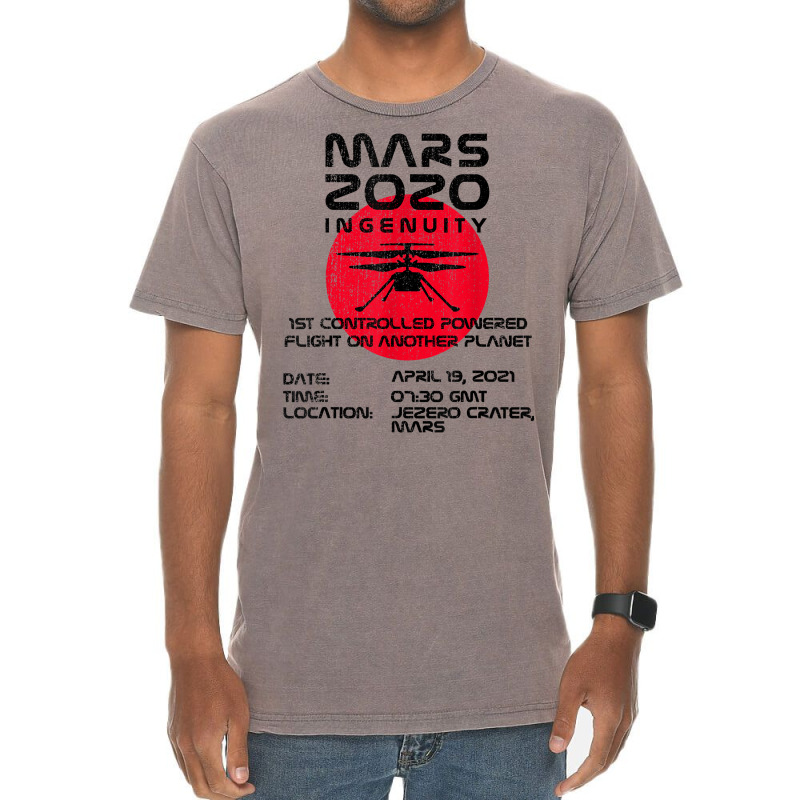 Ingenuity Helicopter Flight Flying Mars 2020 Girls Kids Boys T Shirt Vintage T-shirt | Artistshot