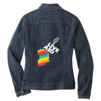 Live Aid Ladies Denim Jacket | Artistshot