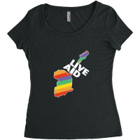 Live Aid Women's Triblend Scoop T-shirt | Artistshot