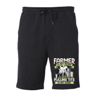 Dairy Cow Farming Design For A Cow Farmer Fleece Short | Artistshot