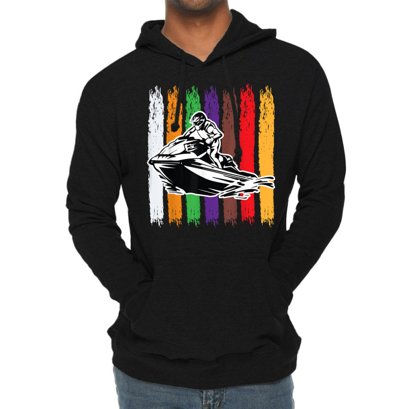 Jetski Beach Water Sports Jet Skiing Skier T Shirt Lightweight Hoodie by jessamynb4pru | Artistshot