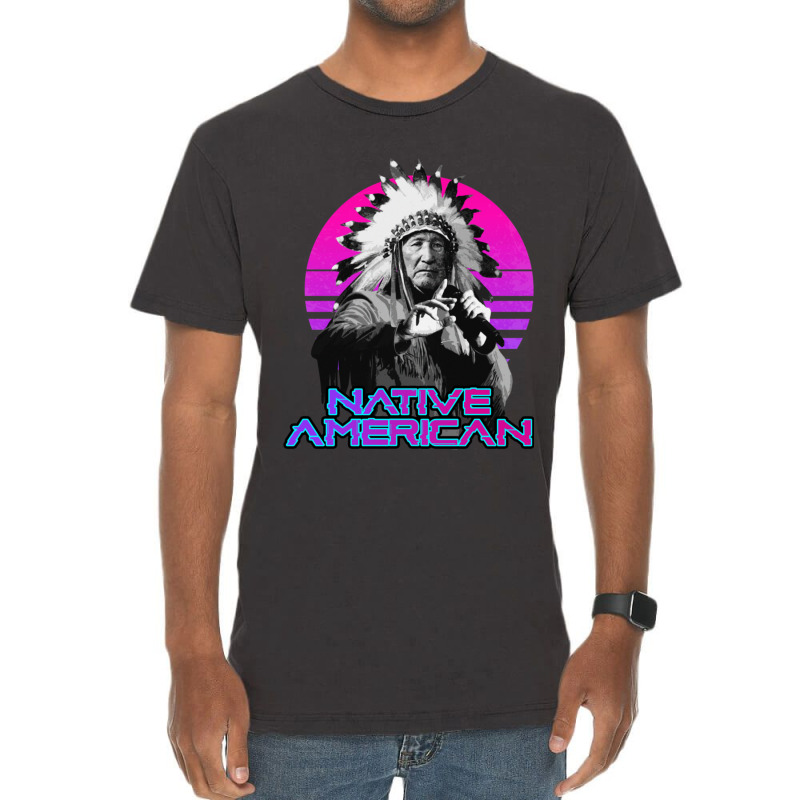 King Native American Rapper Vintage T-Shirt by LisaBurlingame | Artistshot