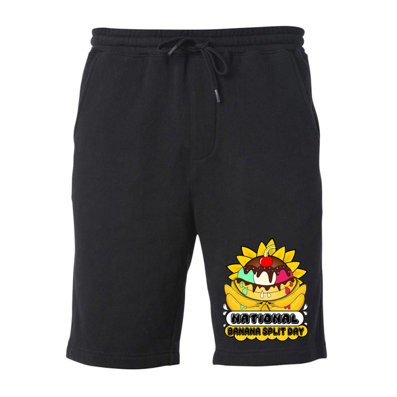 Limited Edition National Banana Split Day Fleece Short by Rios Arevalo | Artistshot