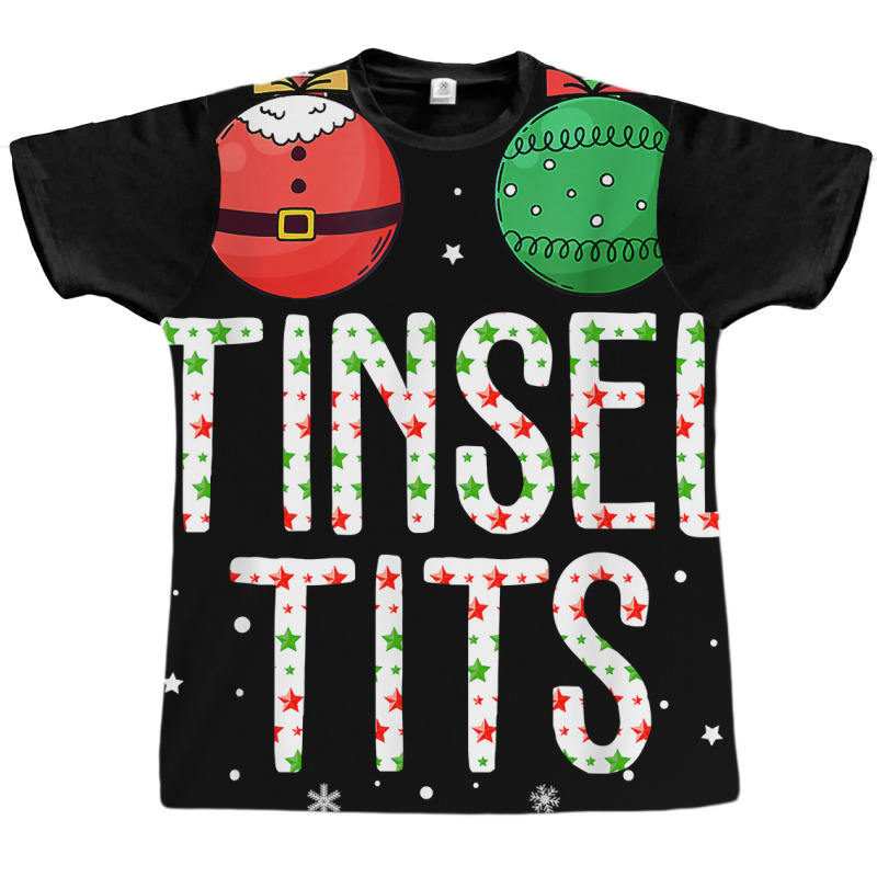 Jingle Balls Tinsel Tits Couples Christmas Matching Couple T Shirt Graphic T-shirt | Artistshot