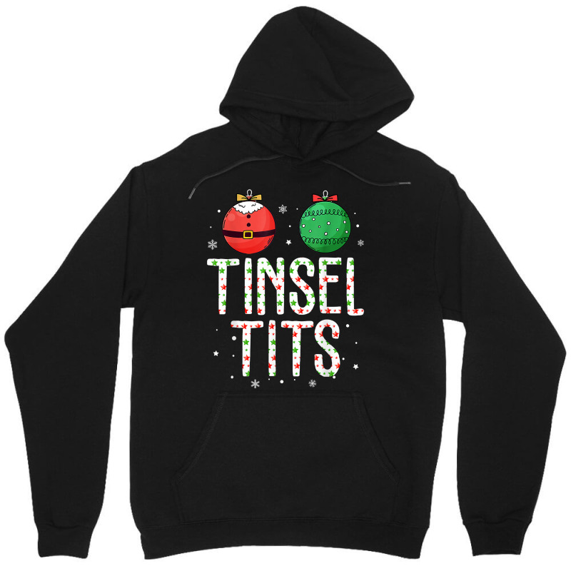 Jingle Balls Tinsel Tits Couples Christmas Matching Couple T Shirt Unisex Hoodie | Artistshot