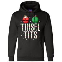 Jingle Balls Tinsel Tits Couples Christmas Matching Couple T Shirt Champion Hoodie | Artistshot