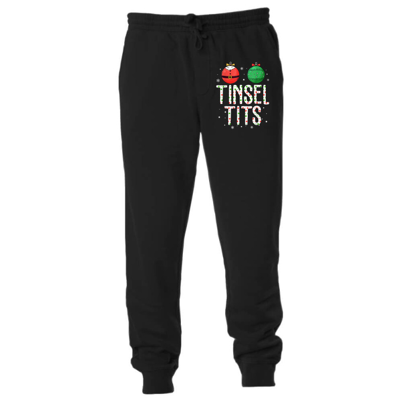 Jingle Balls Tinsel Tits Couples Christmas Matching Couple T Shirt Unisex Jogger | Artistshot