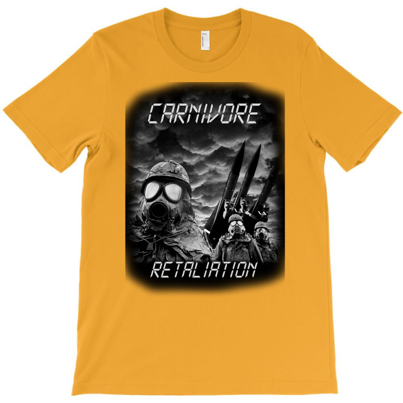 Carnivore Black & White Retaliation T-shirt | Artistshot