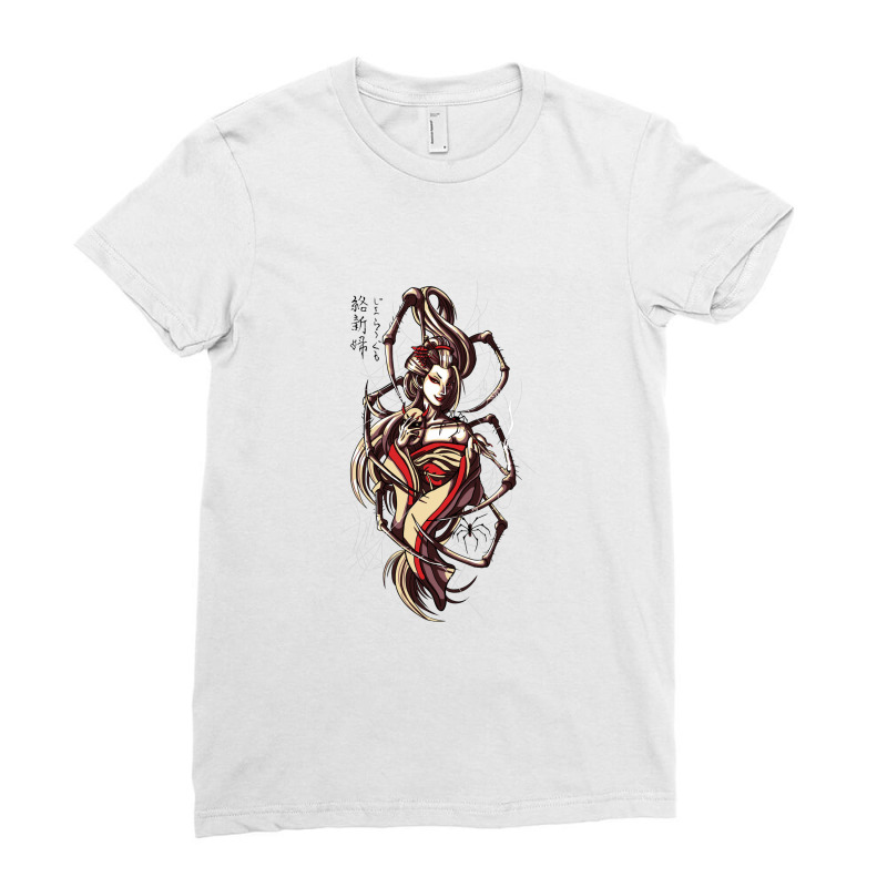 Jorougumo Ladies Fitted T-Shirt by DERRICKILLIAMS | Artistshot