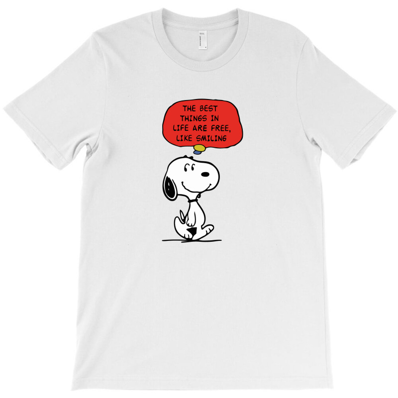 Peanuts Best Things In Life Are Free T-shirt | Artistshot