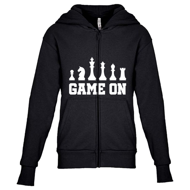 Trending Chess Player Youth Zipper Hoodie by Pannell Quintero | Artistshot