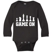 Trending Chess Player Long Sleeve Baby Bodysuit | Artistshot