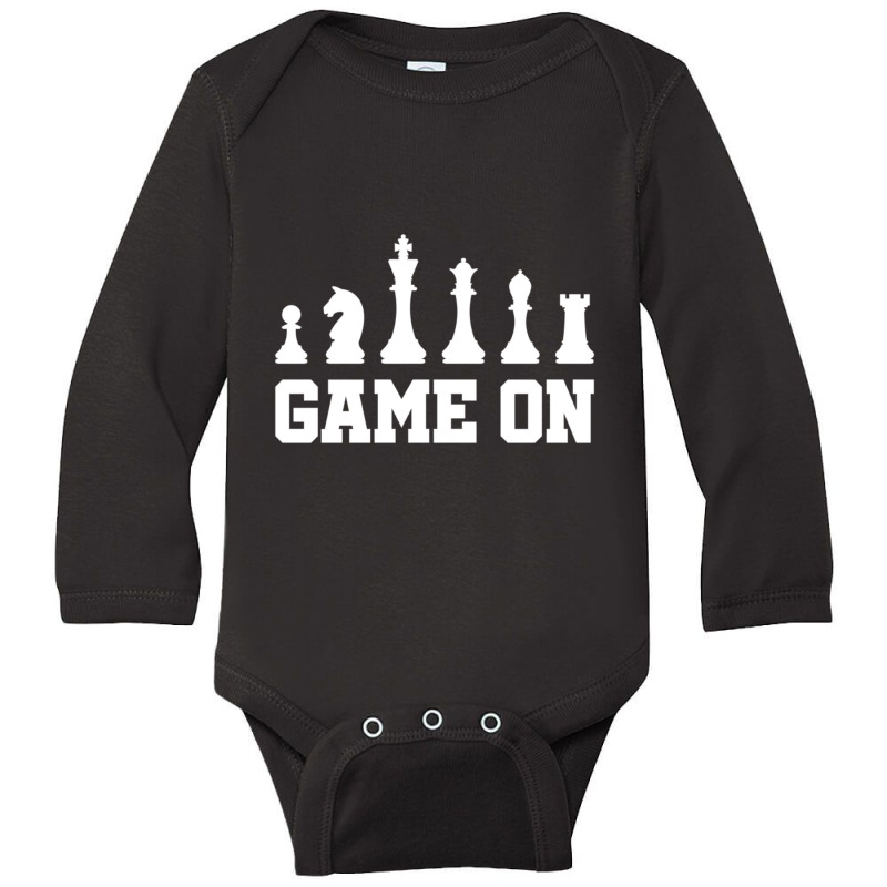 Trending Chess Player Long Sleeve Baby Bodysuit by Pannell Quintero | Artistshot