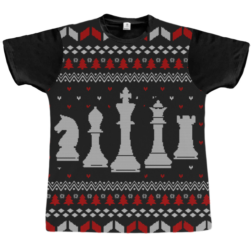 Hot Trend Chess Ugly Xmas For A Chess Player Graphic T-shirt by Pannell Quintero | Artistshot