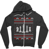 Hot Trend Chess Ugly Xmas For A Chess Player Zipper Hoodie | Artistshot