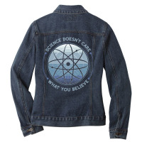 Trending Science Doesn't Care Ladies Denim Jacket | Artistshot