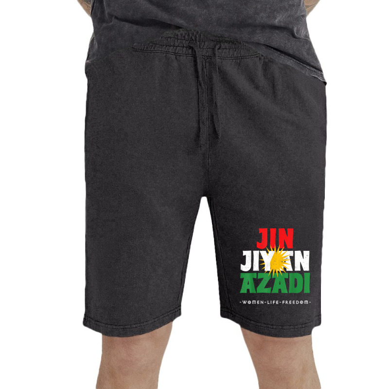 Kurdish Flag, Jin Jiyan Azadi, Kurdish Women, Free Kurdistan T Shirt Vintage Short by joeykujalat4t | Artistshot