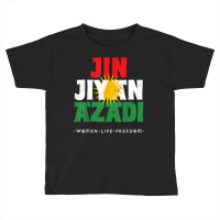 Kurdish Flag, Jin Jiyan Azadi, Kurdish Women, Free Kurdistan T Shirt Toddler T-shirt | Artistshot