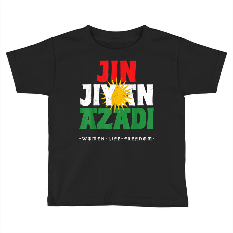 Kurdish Flag, Jin Jiyan Azadi, Kurdish Women, Free Kurdistan T Shirt Toddler T-shirt by joeykujalat4t | Artistshot