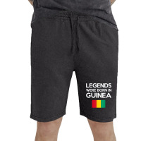 Legends Were Born In Guinea Guinean Flag Pride Roots T Shirt Vintage Short | Artistshot