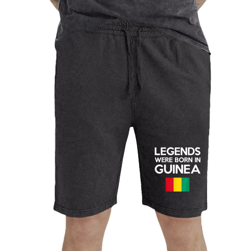 Legends Were Born In Guinea Guinean Flag Pride Roots T Shirt Vintage Short | Artistshot