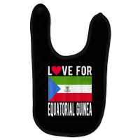 Love For Equatorial Guinea T Shirt Baby Bibs | Artistshot