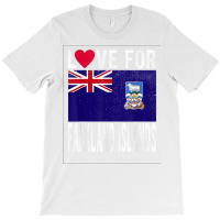 Love For Falkland Islands T Shirt T-shirt | Artistshot