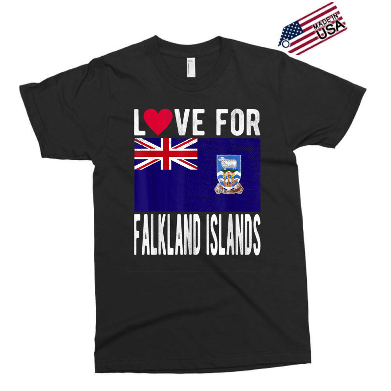 Love For Falkland Islands T Shirt Exclusive T-shirt by nilda1pr4klauer | Artistshot