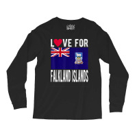 Love For Falkland Islands T Shirt Long Sleeve Shirts | Artistshot