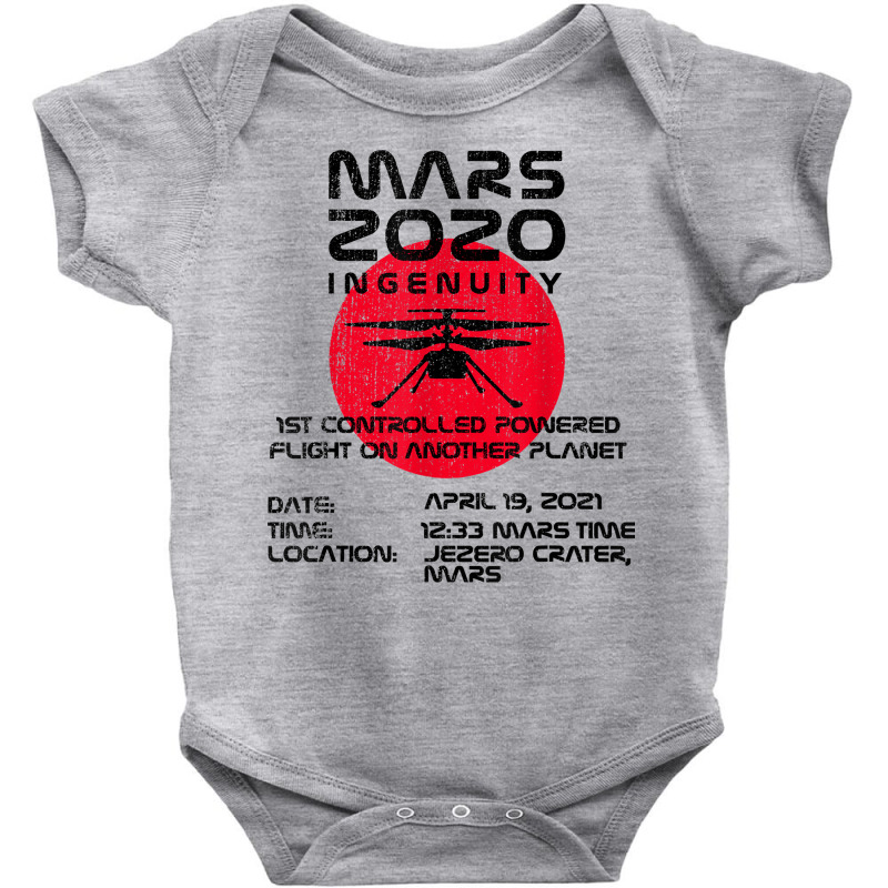 Ingenuity Helicopter Flight Flying Mars 2020 Girls Kids Boys T Shirt Baby Bodysuit | Artistshot