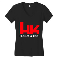 Hk Black Women's V-neck T-shirt | Artistshot