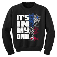 Its In My Dna Patriotic Apparel Panama Flag Proud Panamanian T Shirt Youth Sweatshirt | Artistshot