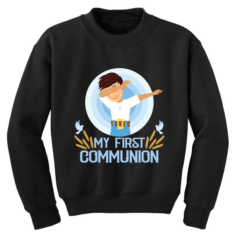 Limited Edition My First Holy Communion Dabbing Boy Youth Sweatshirt | Artistshot