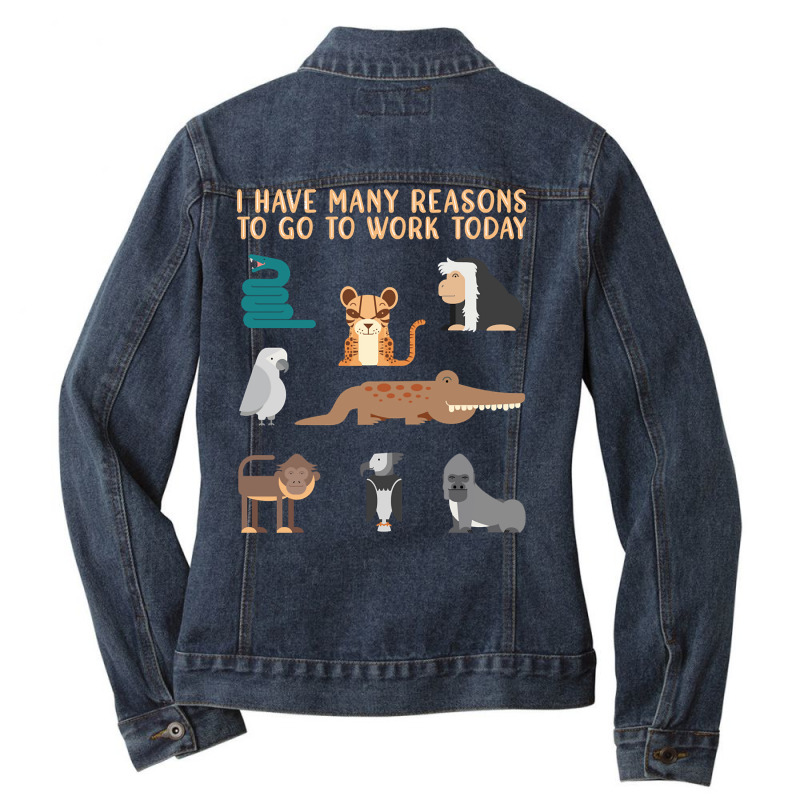 Hot Trend Zookeeper Zoo Keeper-7jblq Ladies Denim Jacket by Ledford Leslie | Artistshot