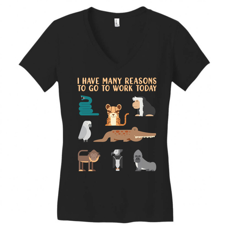 Hot Trend Zookeeper Zoo Keeper-7jblq Women's V-Neck T-Shirt by Ledford Leslie | Artistshot