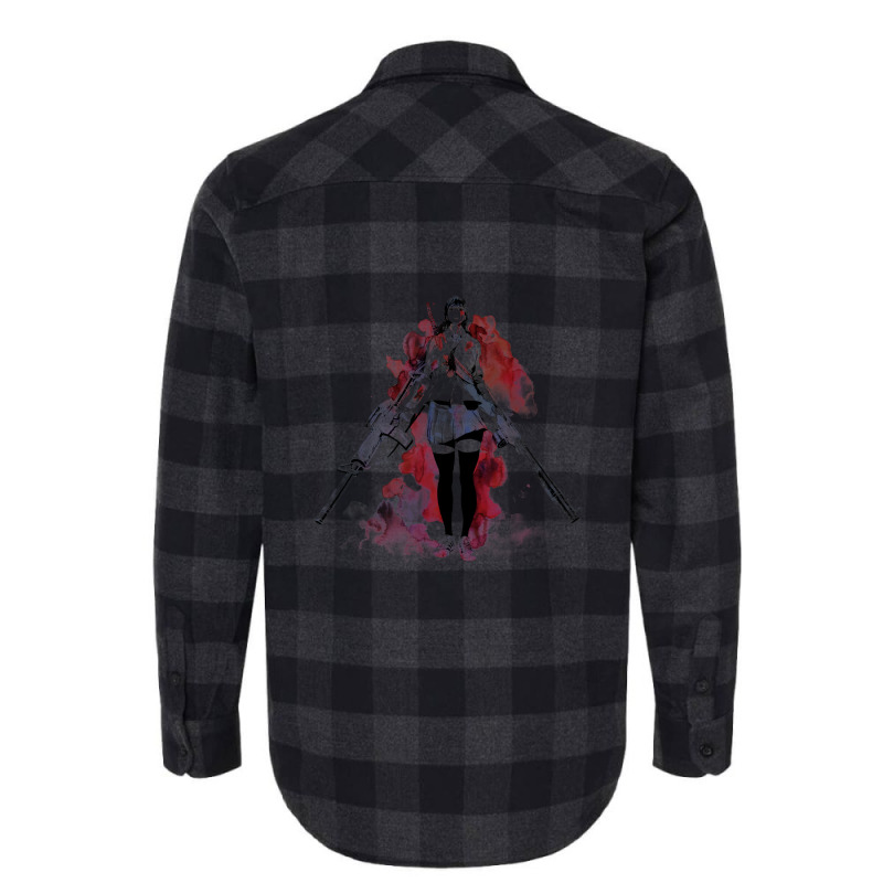 Demon Exterminator Jo Flannel Shirt by BRANDONUTCHINSON | Artistshot