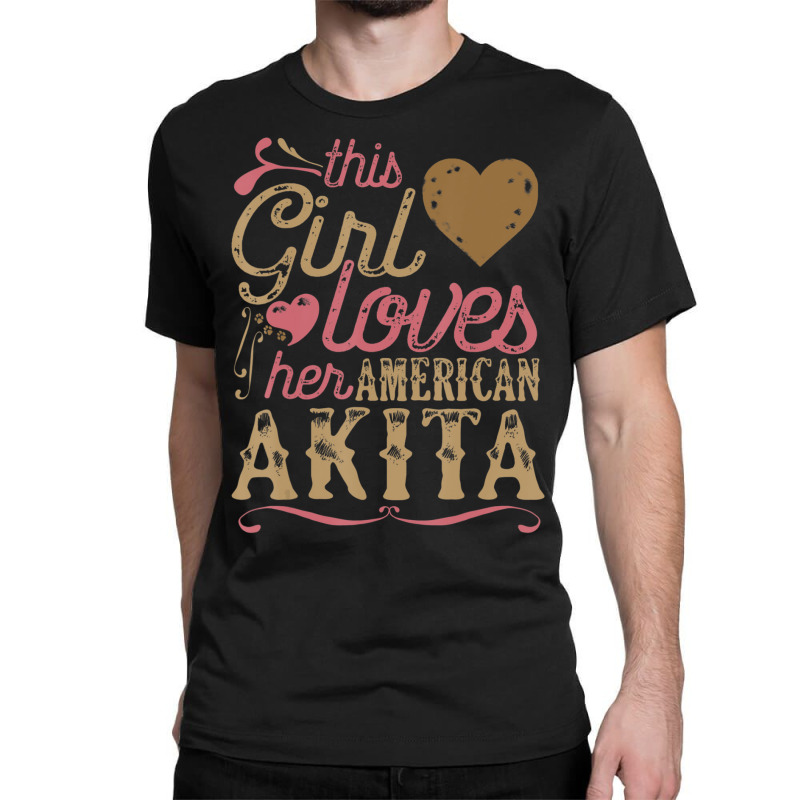 Limited Edition American Akita American Akita Dog Dogs Classic T-shirt by hongquangd | Artistshot