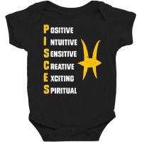 Trending Zodiac Sign Pisces Astrologist Pisces Baby Bodysuit | Artistshot