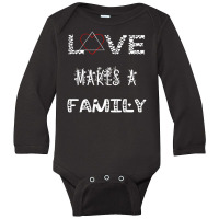 Hot Trend Love Makes A Family Adoption Day Adopt Adopting Parents Long Sleeve Baby Bodysuit | Artistshot