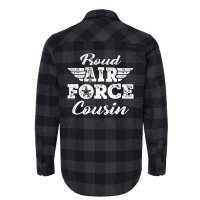 Hot Trend Proud Us Air Force Cousin Pride Military Family Flannel Shirt | Artistshot