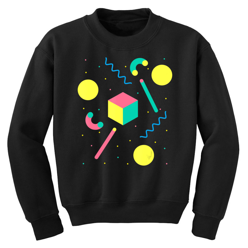 Hot Trend Retro 80s & 90s Vintage Geometric Pattern Memphis Style Youth Sweatshirt | Artistshot