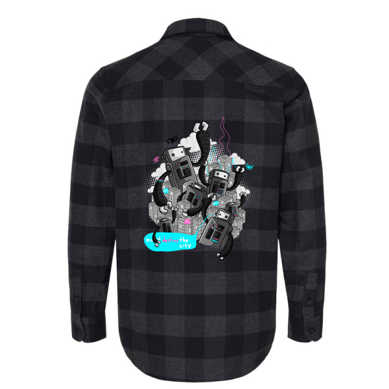 Must Destroy The City Flannel Shirt | Artistshot