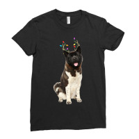 Hot Trend American Akita Reindeer Christmas Dog Ladies Fitted T-shirt | Artistshot