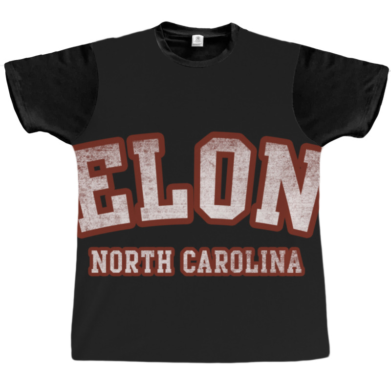 Hot Trend Elon North Carolina Athletic Text Sport Style Graphic T-shirt | Artistshot