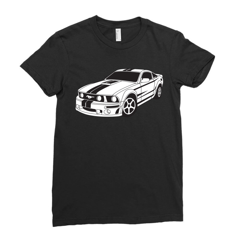 Race Car Ladies Fitted T-Shirt by Forest Hill | Artistshot