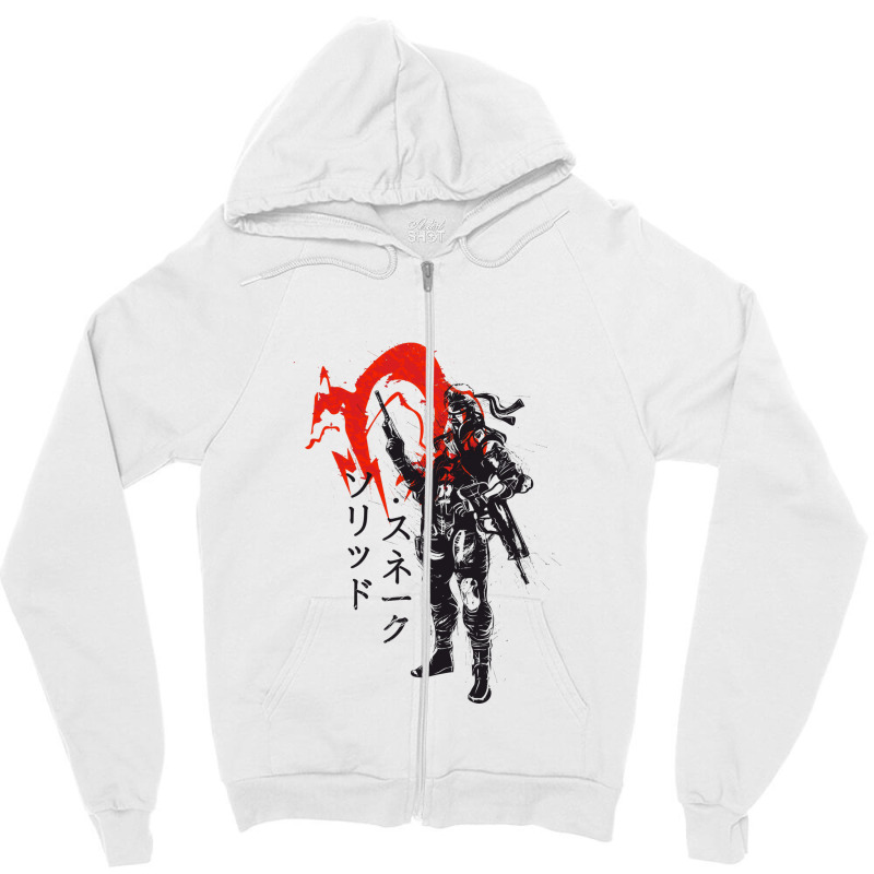 Traditional Soldier Zipper Hoodie by DERRICKILLIAMS | Artistshot